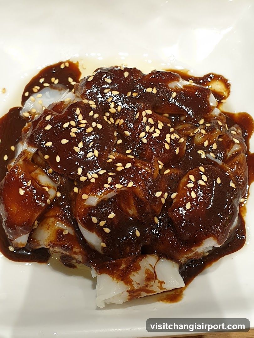 Sauced Rice Noodle Dish