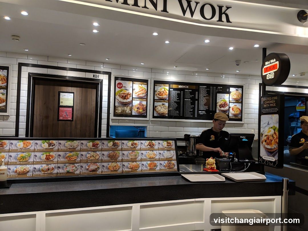 Ming Wok Counter Interior
