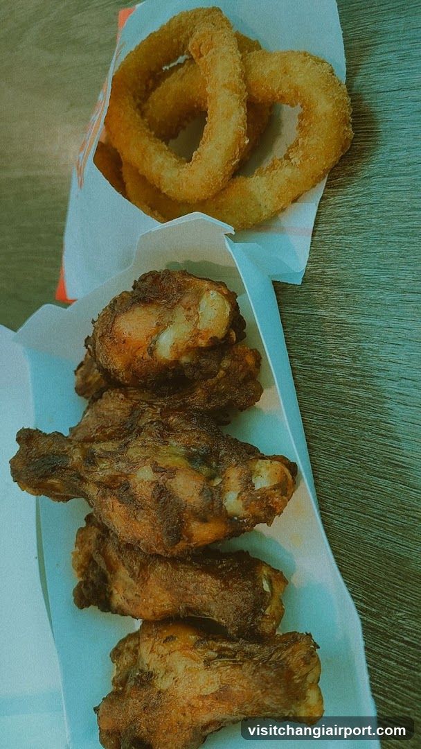 Fried Chicken and Onion Rings