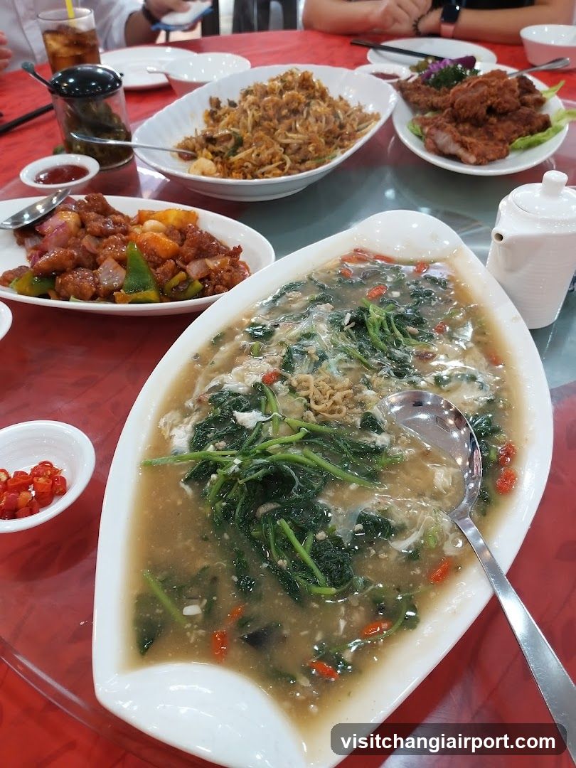 Dining Table with Chinese Dishes