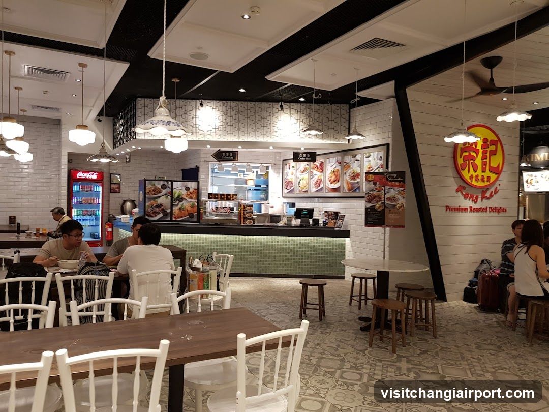 Restaurant Interior with Seating Area and Counter