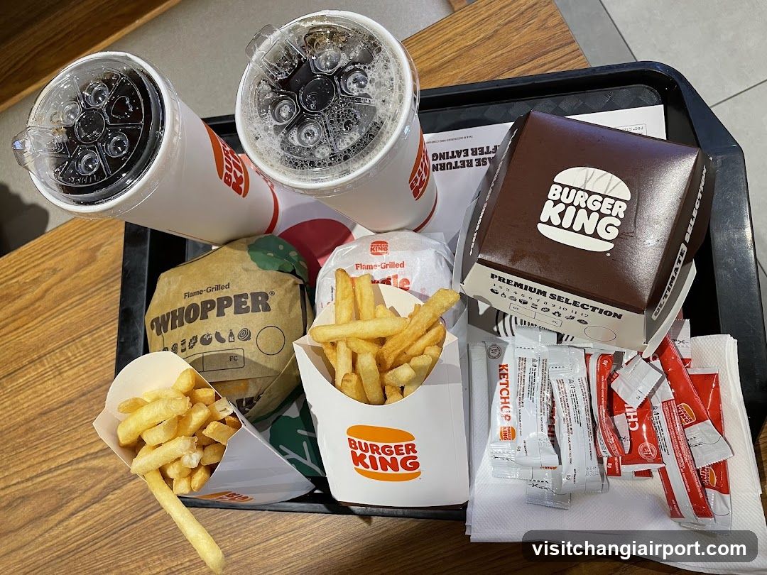 Burger King Meal Tray