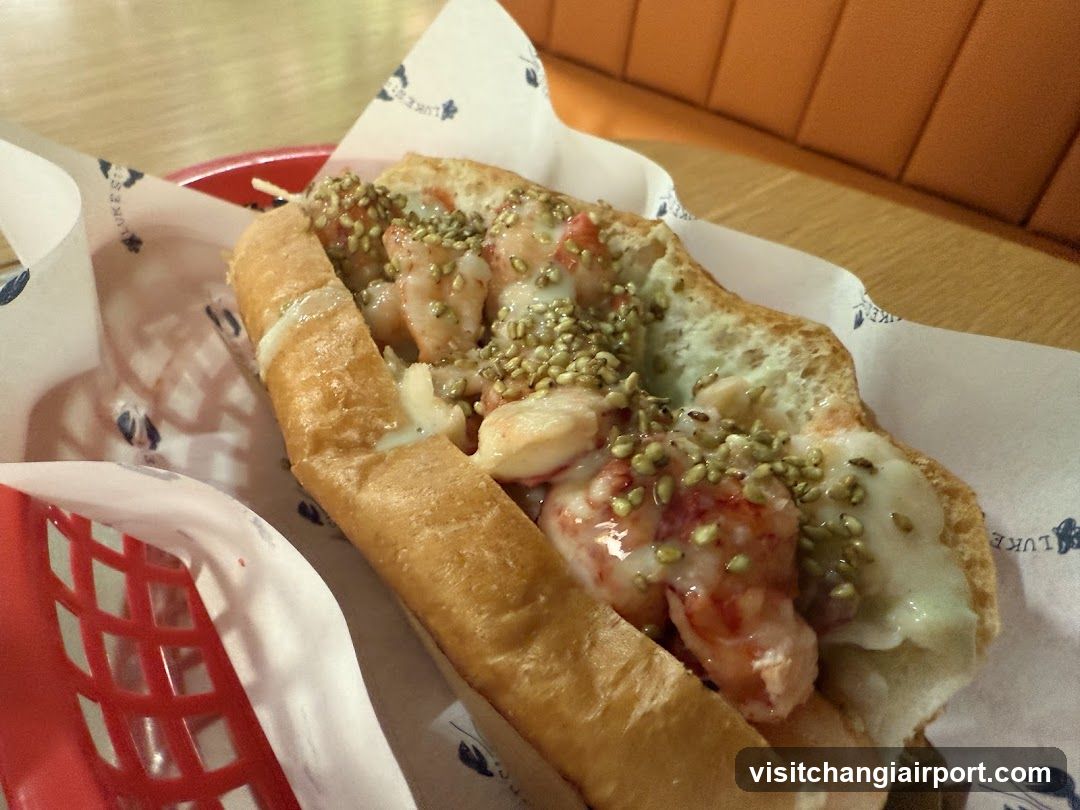 Lobster Roll with Sesame Seeds