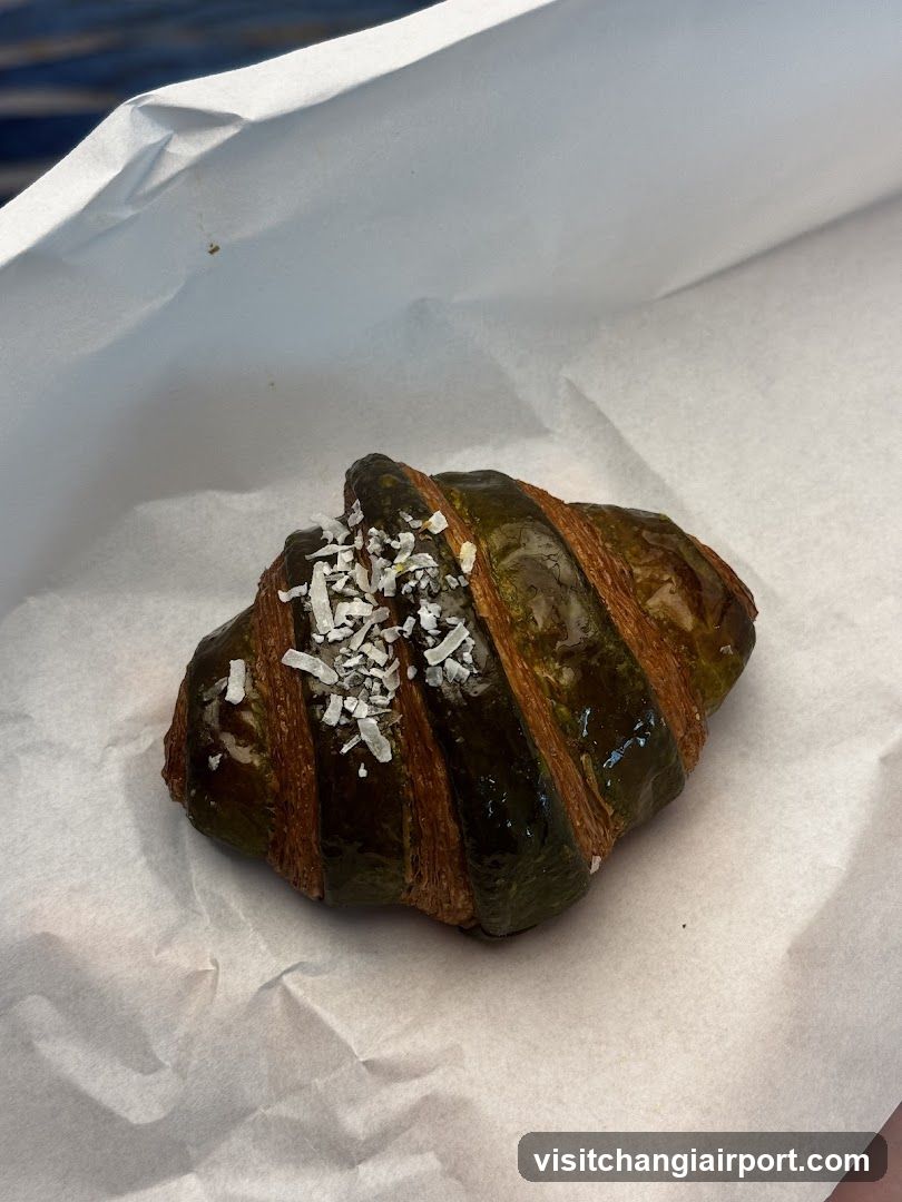 Matcha Coconut Croissant