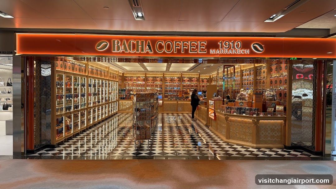 Bacha Coffee The Globe, Changi Int'l Airport Terminal 2