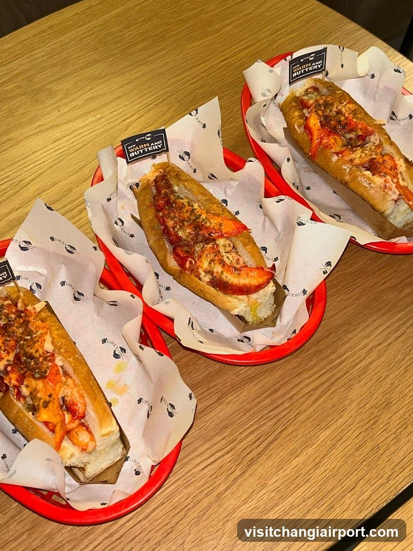 Lobster Roll on Table