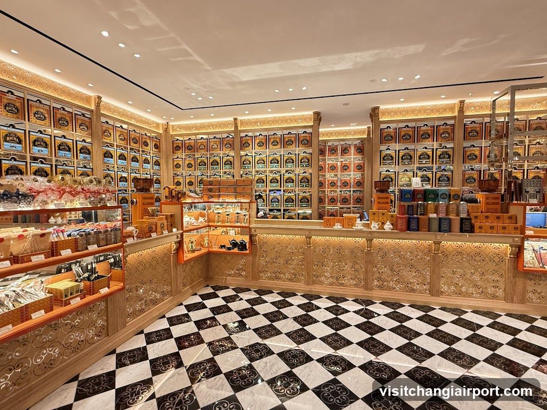 Interior of a traditional-style shop