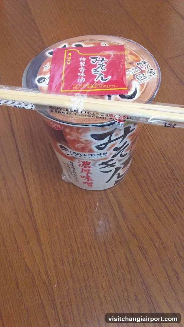 Ramen Cup with Chopsticks