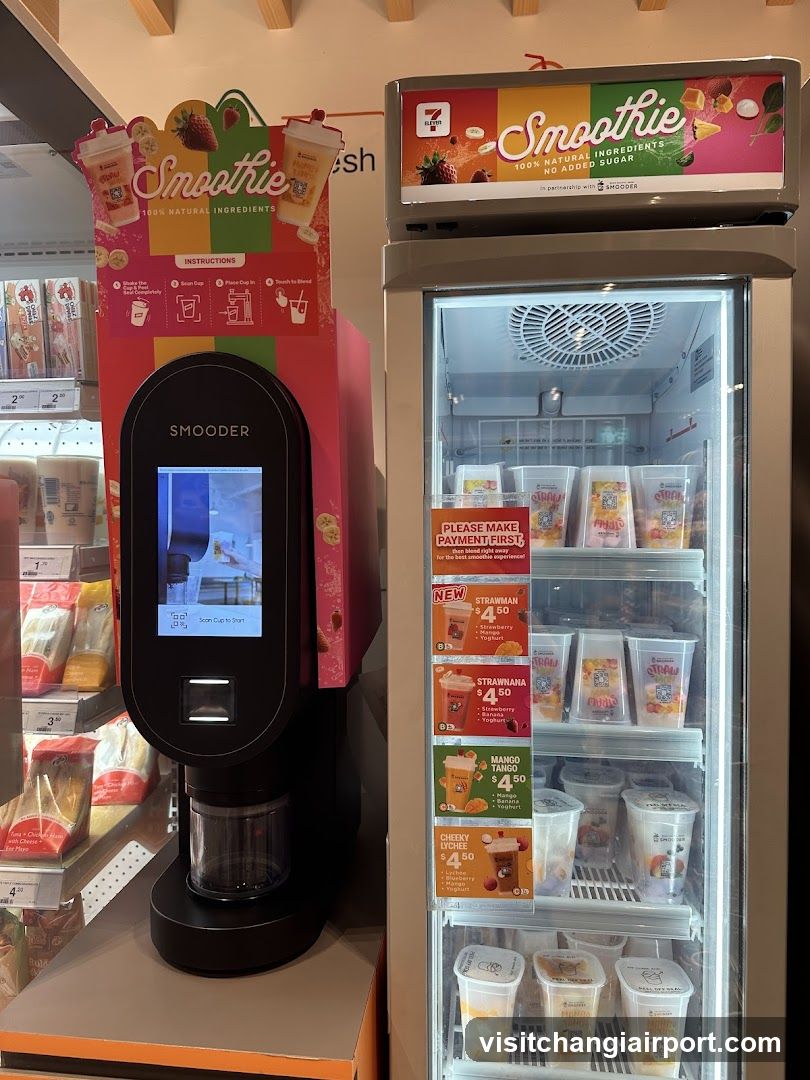 Smoothie Machine and Refrigerator Display