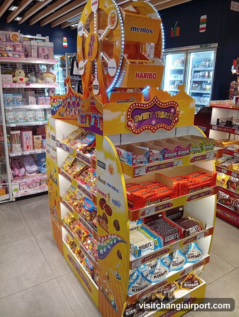 Candy Display in Store