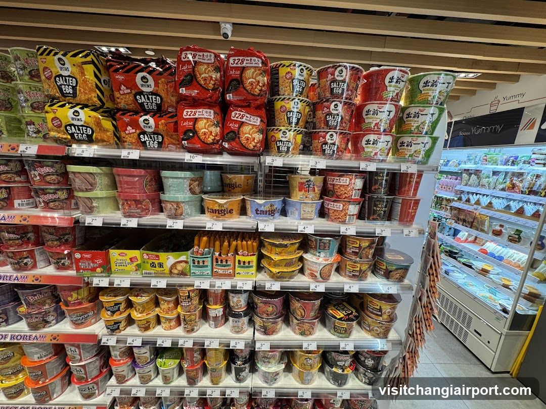 Instant Noodle and Cup Ramen Display