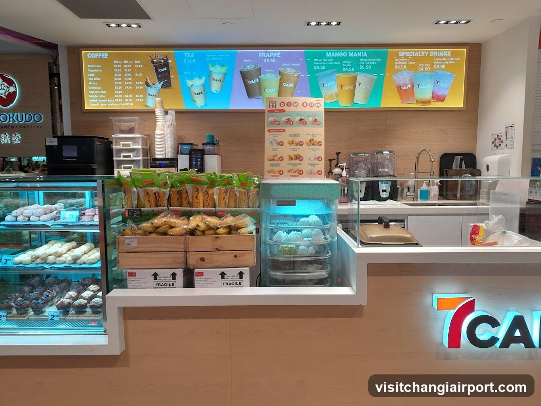 7-Eleven Cafe Counter Interior