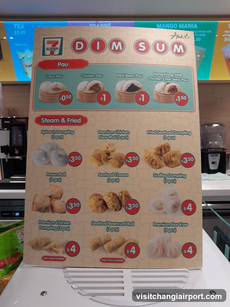 Dim Sum Menu Board
