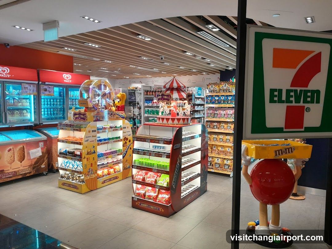 7-Eleven Store Interior with Candy Displays