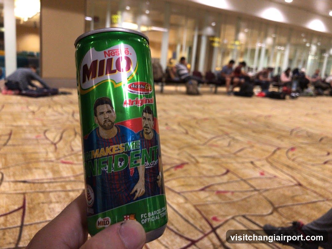 Nestle Milo Can with Messi Design
