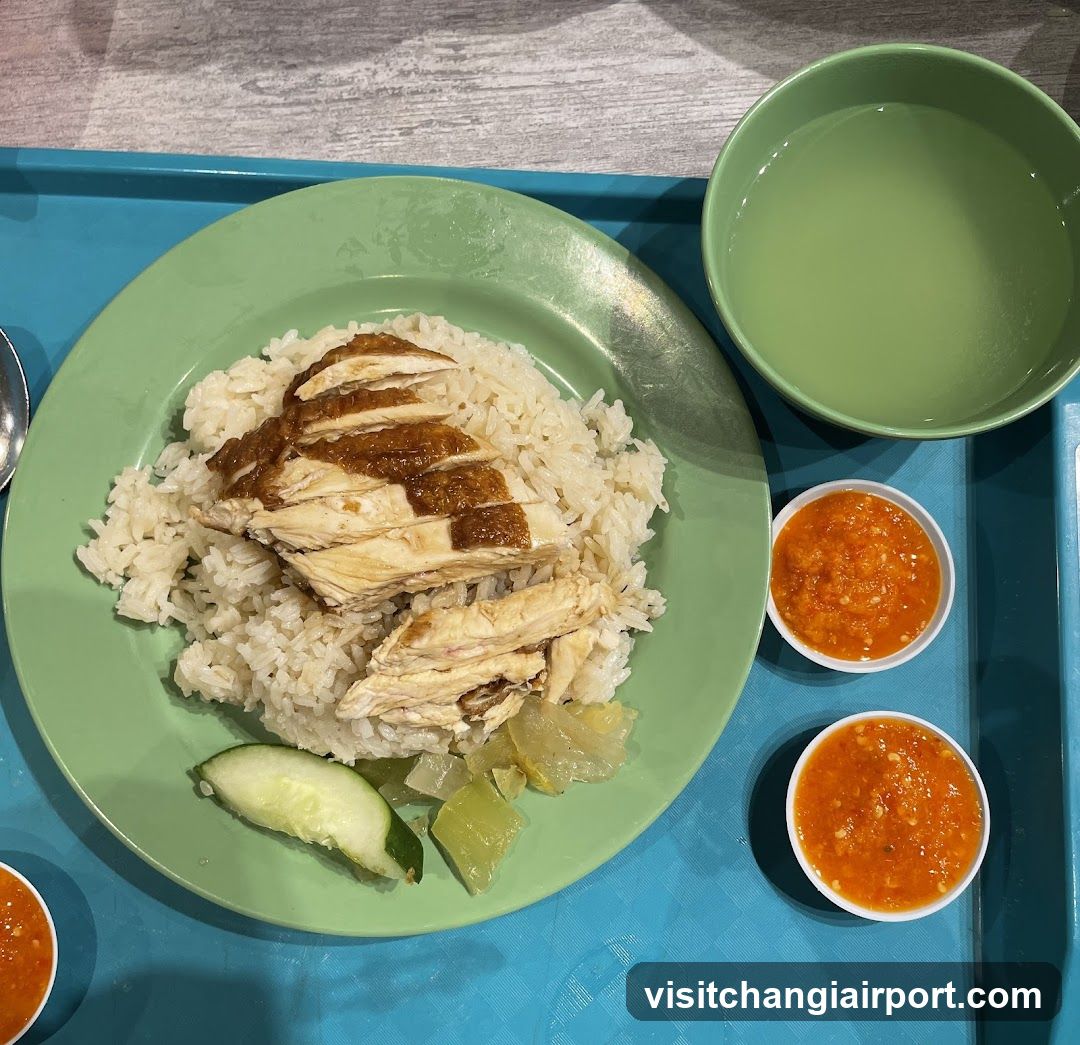 Hainanese Chicken Rice Plate