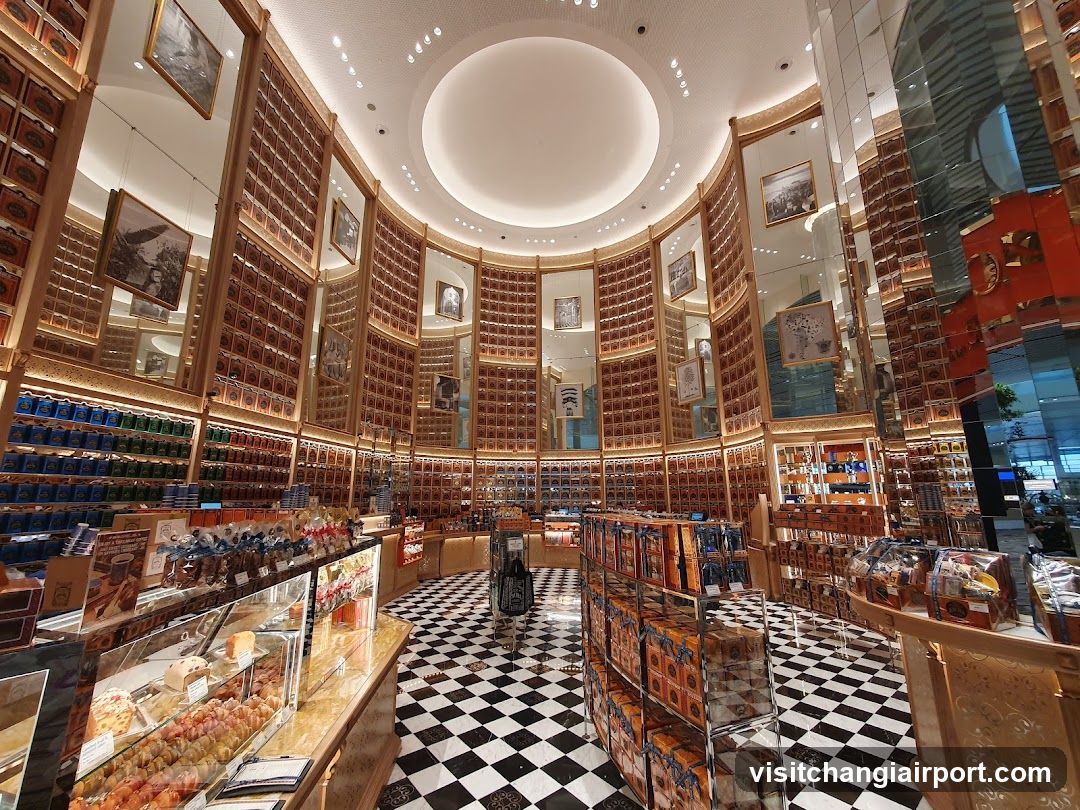 Interior of a luxury confectionery shop