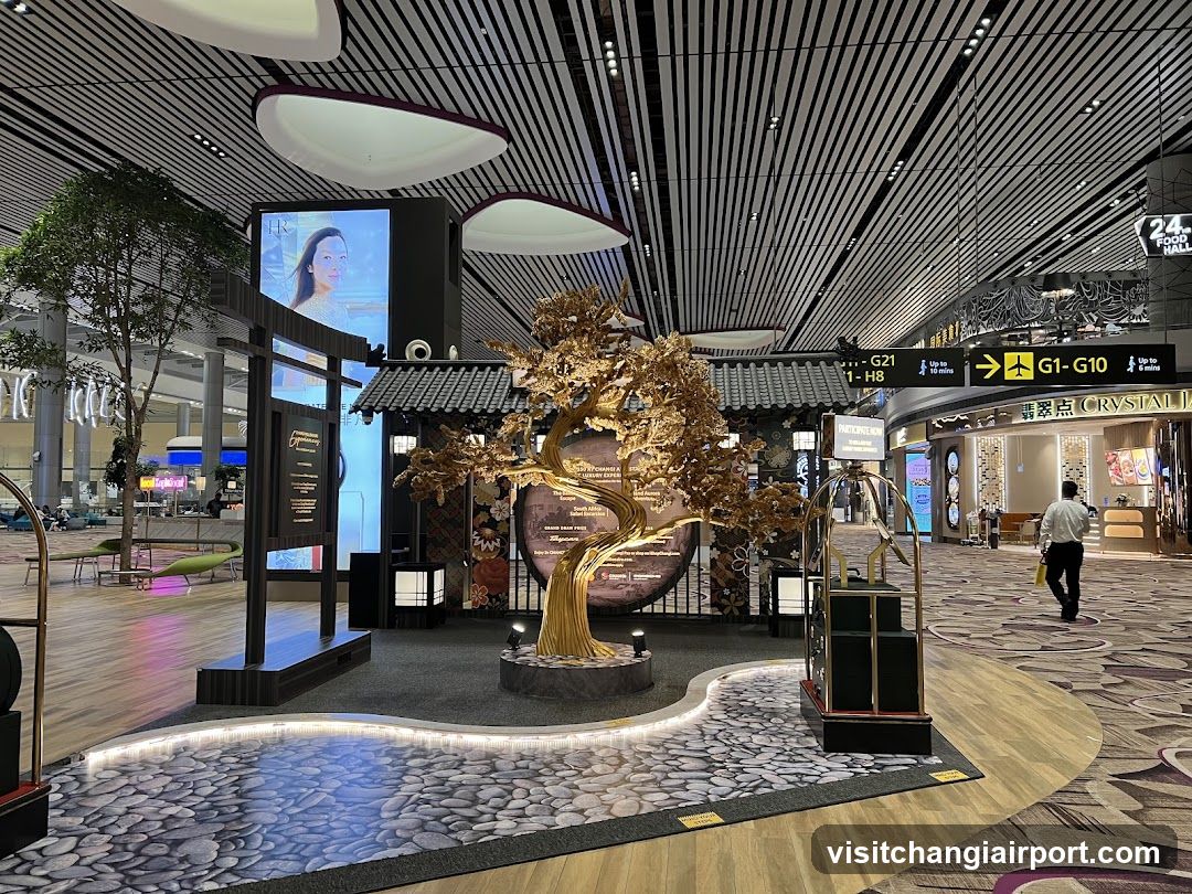 Airport Terminal Interior Display