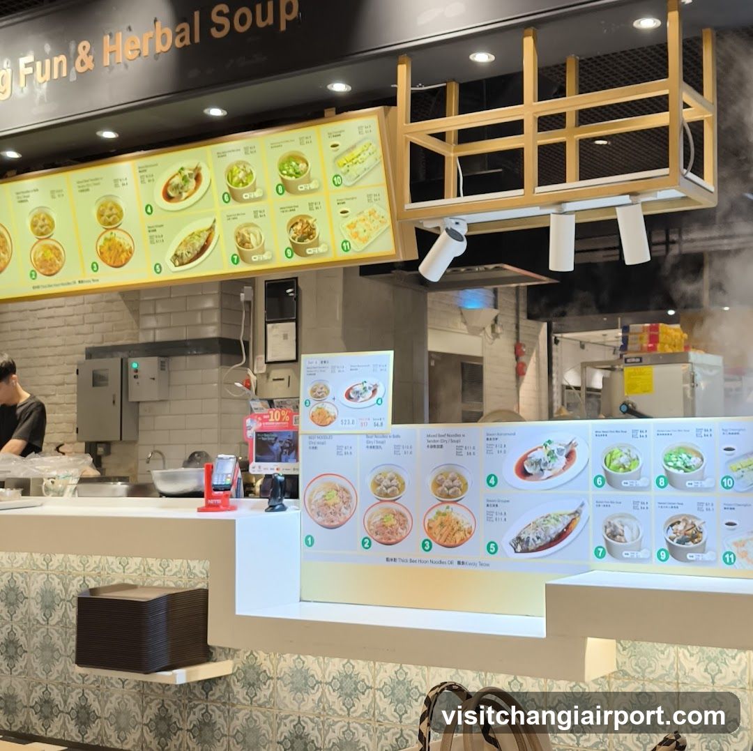 Food Stall Interior View