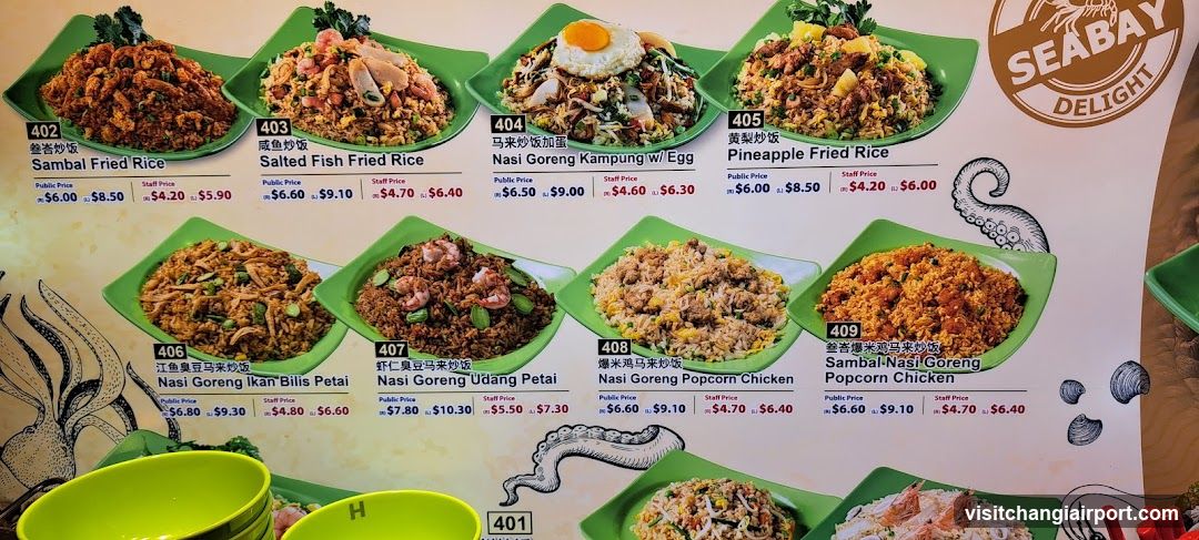 Seabay Delight Fried Rice Menu