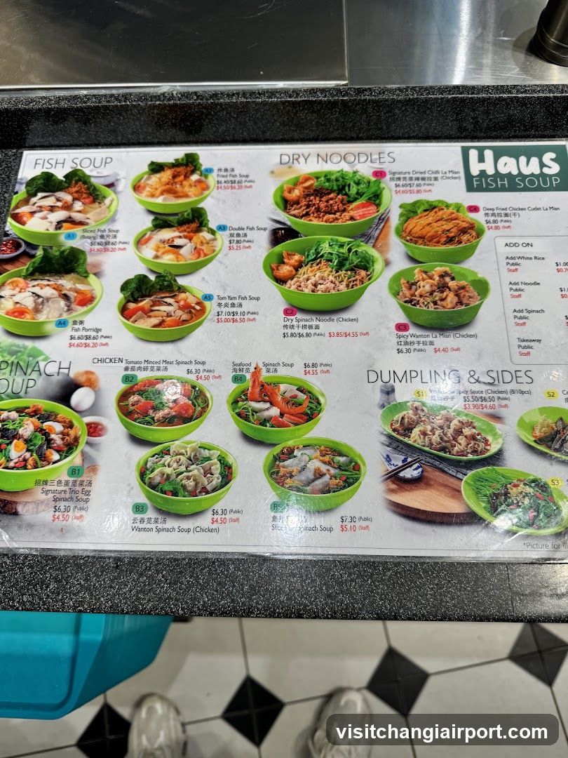 Haus Fish Soup Menu