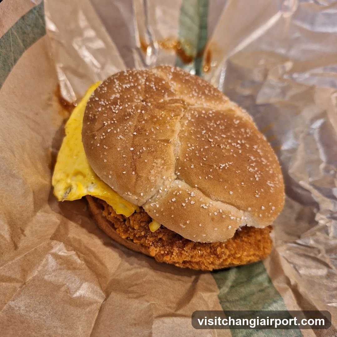 Chicken Sandwich with Egg