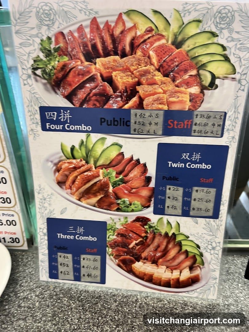 Roast Chicken Combo Menu