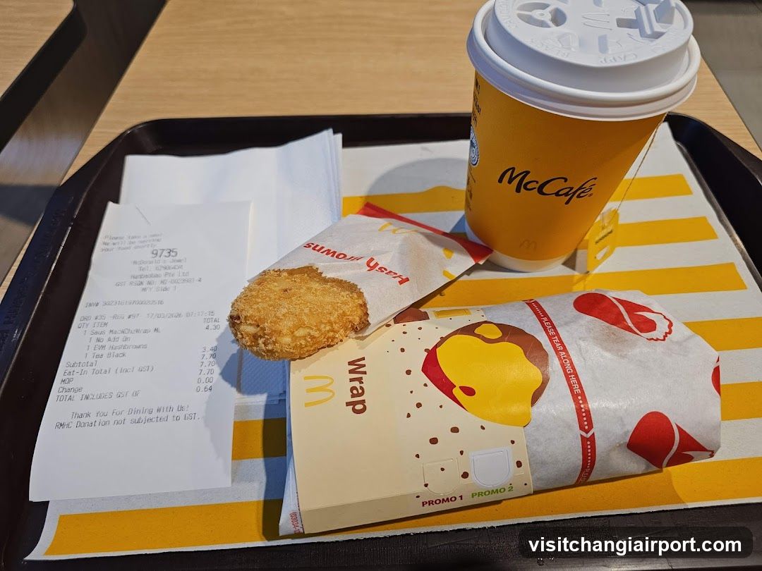 McDonald's McCafe Meal Tray