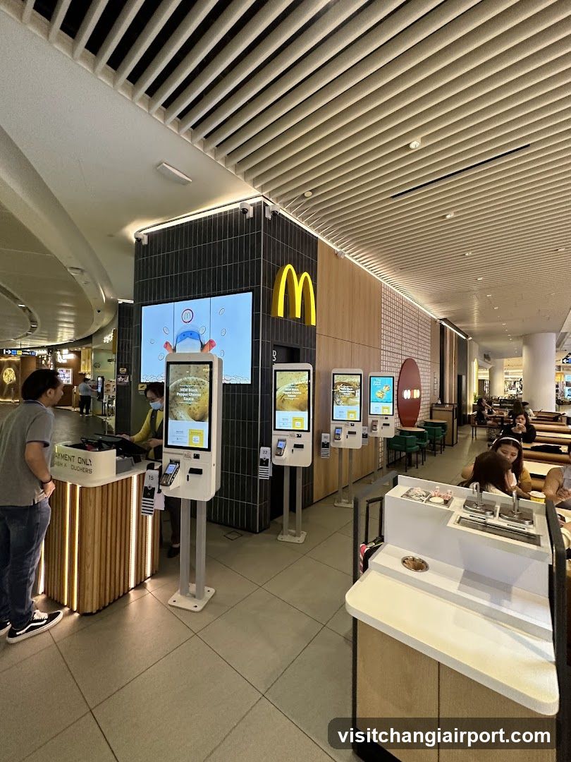 McDonald's Self-Service Kiosk Area