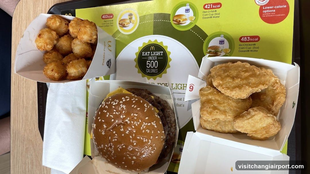 McDonald's Meal with Tacos and Nuggets