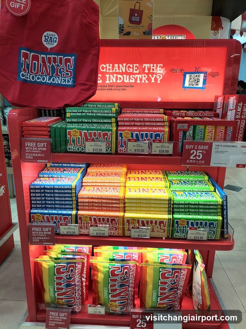 Tony's Chocolonely Display