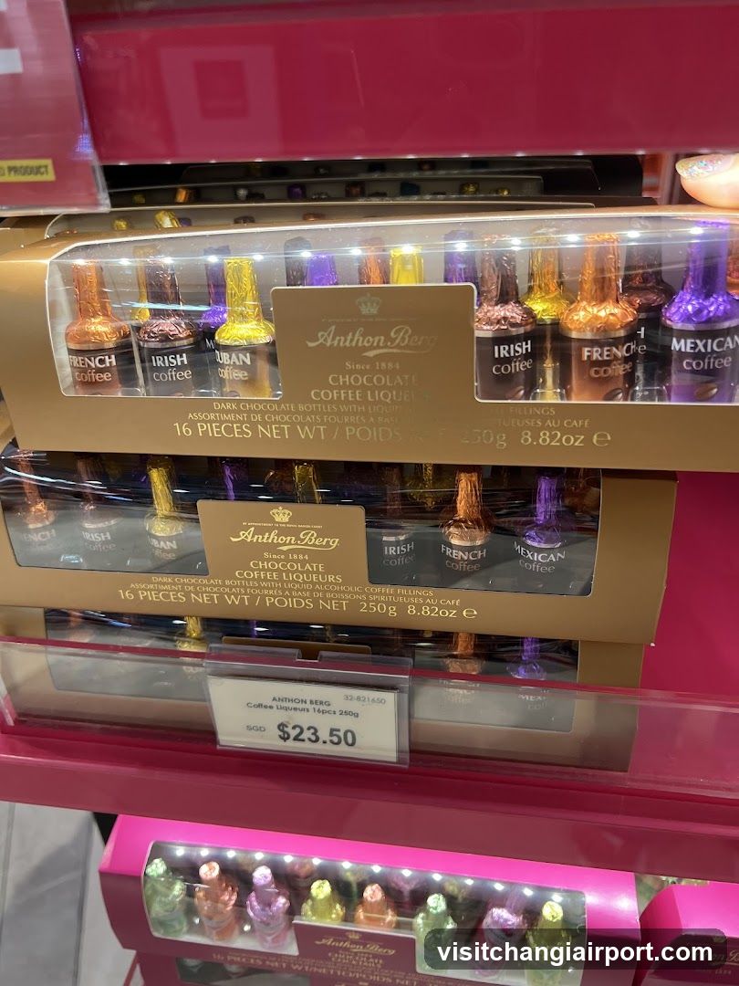 Chocolate Coffee Liquor Display