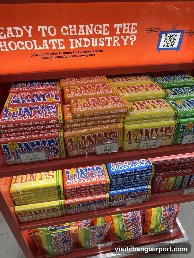 Tony's Chocolonely Display Shelf