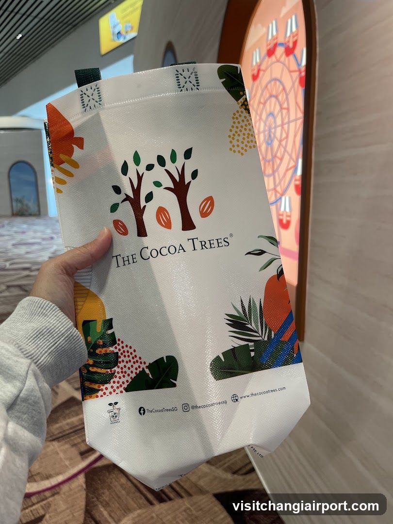 Cocoa Trees Shopping Bag