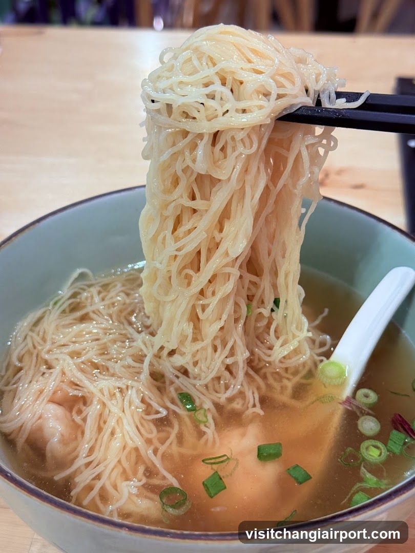 Noodle Bowl with Chopsticks