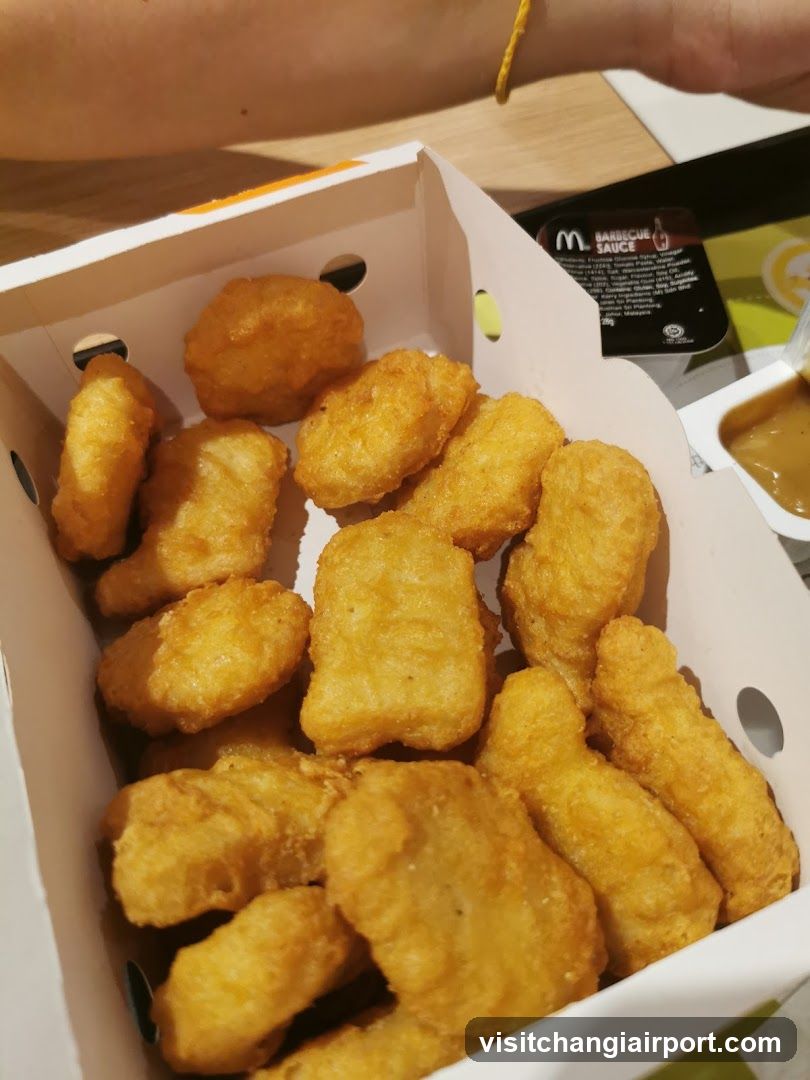 Fried Chicken Nuggets in Box