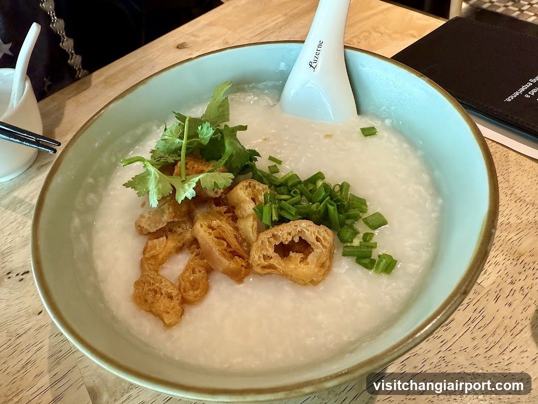 Congee with toppings