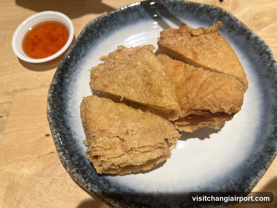 Fried Dough Snacks with Chili Sauce