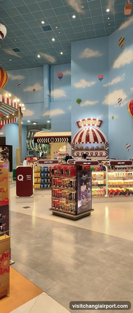 Interior of a themed retail space