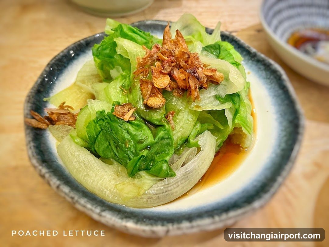 Poached Lettuce Dish