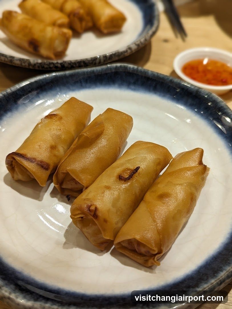 Spring Rolls with Sauce