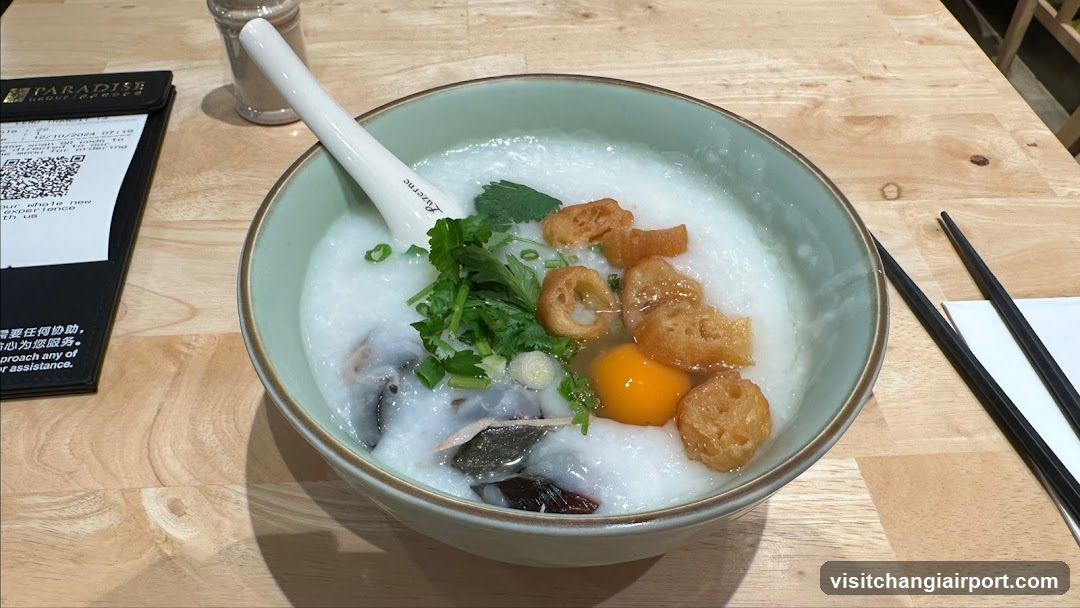 Congee with Egg and Fried Dough