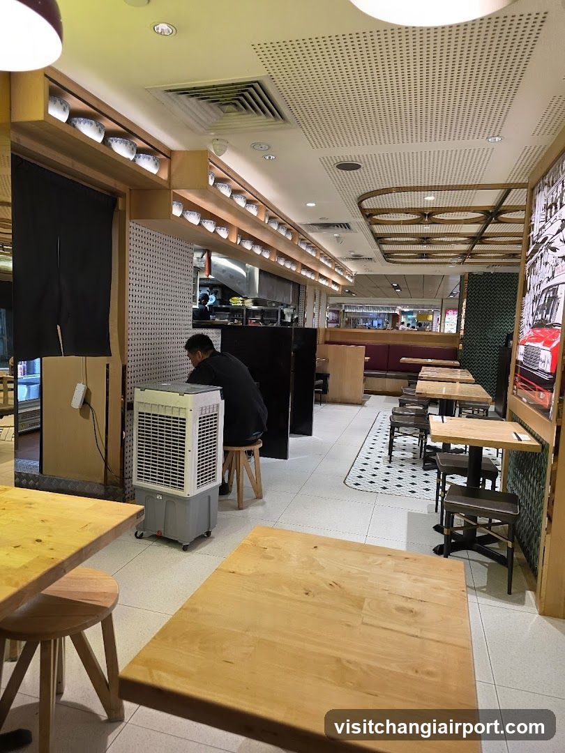 Restaurant Interior with Staff and Equipment