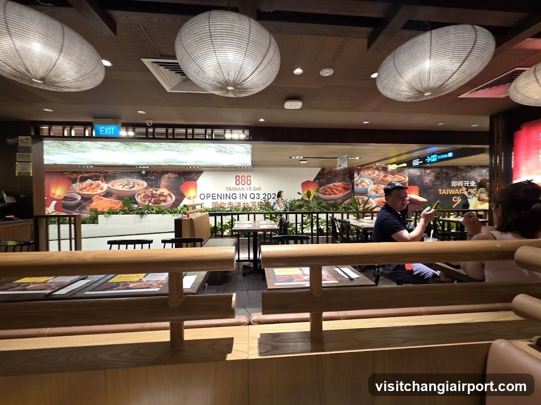 Restaurant Interior with Opened Storefront