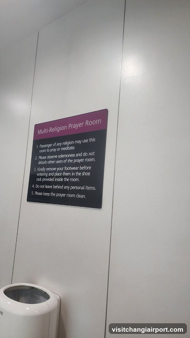 Multi-Religion Prayer Room Sign