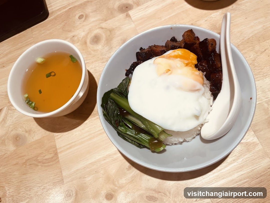 Rice Bowl with Fried Egg and Broccoli