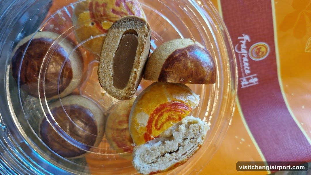 Pastries in a plastic container