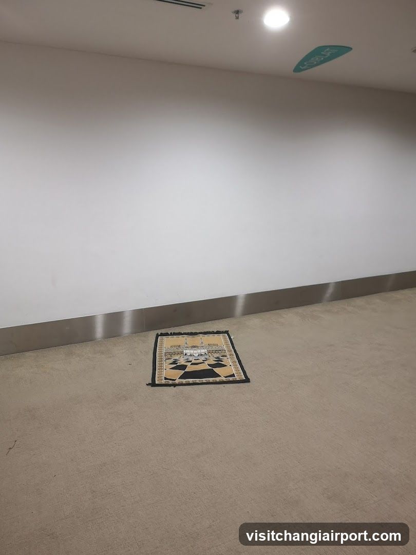 Prayer Mat on Floor