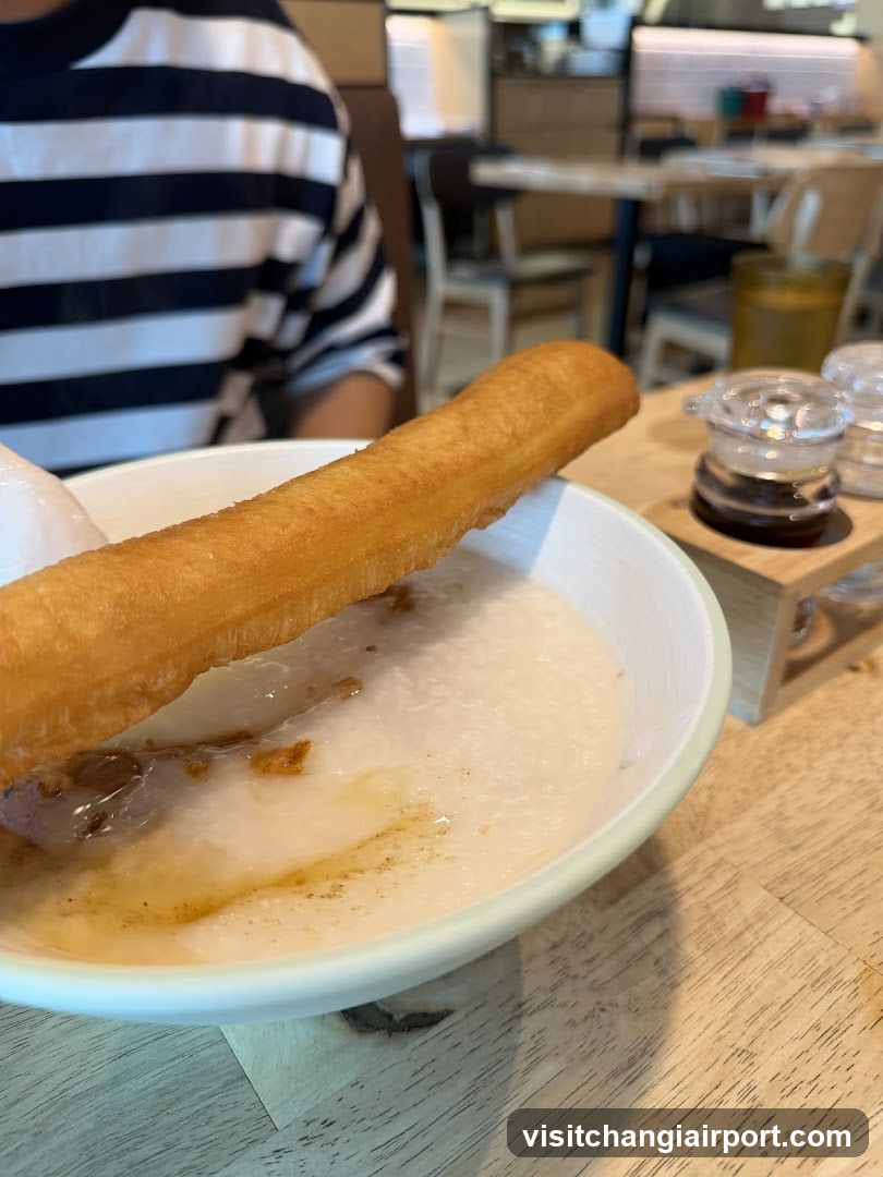 Breakfast with Congee and Youtiao