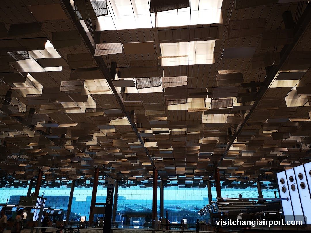 Interior of a modern transport hub